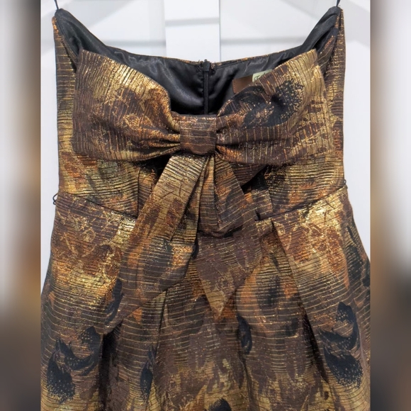 Anthropologie Samhain Dress Strapless Party Evening Cocktail By Eva Franco - Picture 5 of 13